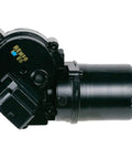 Remanufactured Domestic Wiper Motor Direct Fit Replacement, black, high durability, designed for smooth quiet operation.