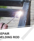 Image of a plastic welding rod in use, fusing metal with sparks. Part of Grab These 10 Pc Plastic Welding Rods For Car Bumper Repair.