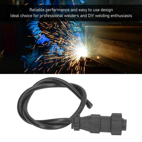 MIG Welding Trigger Connector 4 Pin Plug With Wire For Spool Gun Interface, Compatible With Miller Hobart MIG Guns