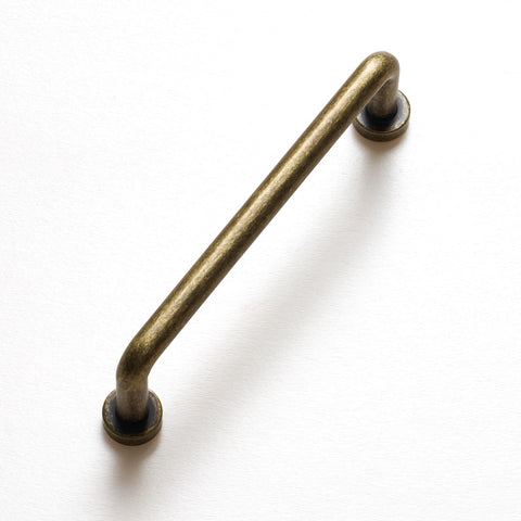 Ten Pack Antique Brass Cabinet Pulls With Center To Center Mounting Of  Three And Three Quarters Inches And Four Point Three Inches Overall Length  Vintage Drawer Pulls For Cabinets And Dressers Includes