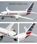 One To Four Hundred Scale Plastic Airplane Model Kit For Collection And Display Ready To Show Off With No Assembly No Base Included Alloy Fuselage And Plastic Fittings Compact 5.6 Inch Length And 5 Inch Wingspan with detailed fuselage view