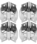 Adjustable Angle Iron Hinges For Wooden Boxes And Small Cabinets Dual Shaft Metal Design With Hidden Mount Slot And Preset Stop Points