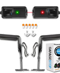 Universal Garage Door Safety Sensor Eyes And Brackets Kit For 1997 And Newer Openers Replaces 41A5034 with installation parts