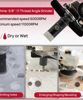 Diamond Core Drill Bit Set 10pc Kit Pro Grade With Finger Milling Bit 50mm Beveling Chamfer Bit And SDS Adapter for drilling and beveling