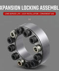 Keyless Expansion Locking Assembly For Shaft Hub Connection No Fuss Heavy Duty 45 Carbon Steel Power Transmission Component