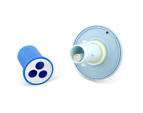3.5 GPF Closet Aquaflush Diaphragm Rebuild Kit with blue vacuum breaker and diaphragm component