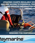 Angler using Bronze Through Hull Transducer Pack With 12 Degree Dead Rise Compensation For Inboard And Outboard Boats system