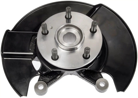 Rugged Front Right Wheel Bearing And Hub Assembly Loaded Knuckle for 2003 2004 Honda Pilot top view with precision bearing and flange.