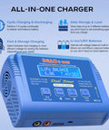 Fast Balance RC Battery Charger 80W 6A Beefy Smart Digital Discharger For 1S To 6S LiPo Life Liion NiMH NiCD Pb Batteries