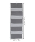 Rock Solid Four Layer Closet Hanging Shelf With Sturdy Hook Nonwoven Mesh Bag Organizer Space Saver massive four-tier rack for clothes.
