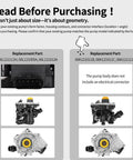 Heavy Duty Engine Cooling Water Pump For Vw Jetta Beetle Passat 1.8L 2.0L Turbocharged L4 2013 To 2016 installation guide with replacement part details.