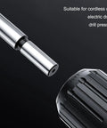 Pro Level Forstner Drill Bit Set 15Mm To 35Mm Round Shank Slick Cutting showing shank suitable for electric drill use.