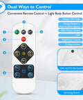 Remote control for Two Pack Battery Operated Motion Sensor LED Ceiling Lights With Remote, 7.5 Inch Flush Mount, 6500K Daylight.