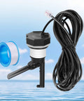 Flow Switch for Hayward Goldline Aquarite Salt Systems and Aqua Rite Pool Chlorine Generators, Reliable Flow Sensor for Hayward Salt Cells, 15 Ft Cable, No-Fuss DIY Replacement for Salt Cell Flow Switch, black with 1/2-inch threads