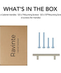 Box with contents: 60 Pack 6 Inch Brushed Nickel Cabinet Pulls Dope Stainless Steel Kitchen Drawer Cupboard Handles With 3.75 Inch Hole Centers