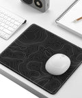 Marble Style Minimalist Mouse Pad 9x8 Inch Anti Slip Rubber Base 3mm Thick Stitched Edges Ideal for Gaming Office Laptop PC Women Friendly