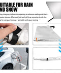 Rock Solid EV Charger Cover With Hella Tough Waterproof Oxford Fabric And Secure Magnetic Strip for rain and snow protection.
