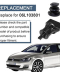 11 Pack Oil Drain Plug With Removal Tool No Leak Replacement For VW And Audi 1.8L 2.0L TSI shown with Golf GTI car image