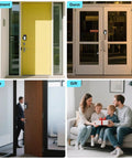 Anti Theft Doorbell Mount For Battery Video Doorbell Models 1 2 3 3 Plus 4 Plus Pro 2020 Release 2024 installed on various doors
