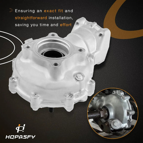 Close-up of Beefy Rear Final Gear Differential Assembly for Rancher 350 and 400 ATV models 2000 to 2007 fits 4x4 and 2x4 variants