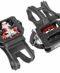 Beefy Extra Heavy Duty Indoor Spin Bike Pedals With Shimano SPD Compatibility Clipless Or Toe Clip Ready Nine Sixteenth Inch Thread