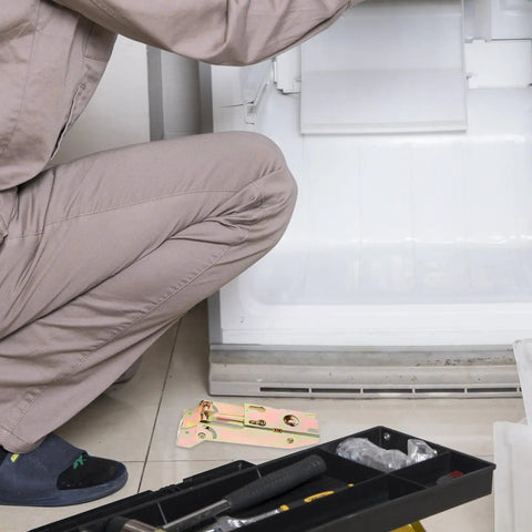 Installation of Heavy Duty Commercial Chest Freezer Door Hinge Replacement 2 Sets With Iron Outer Shell And Golden Spring Hinge