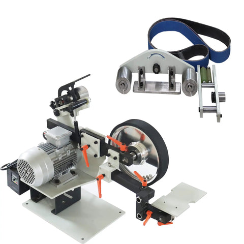 Kickass Pro Series Bench Belt Sander And Knife Grinder With Variable Speed Control and dual wheel for smooth polishing