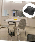 Badass Heavy Duty Table Leg Brackets And Furniture Mounting Plates For Desk Dining Room Upgrades on a stylish round table.