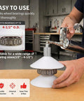 Using Bearing Grease Packer Tool For Cars Trucks And Trailers Fast Uniform Wheel Bearing Lubrication In Seconds Keeps Hands Clean Pro Grade And Efficient Design For Even Grease Coverage Between Rollers with 4.5 in cone