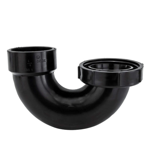 Keep Your Mobile Home From Sniffing Sour With This Rock Solid Rv P Trap And Bathtub Drain Kit Designed For Straight Up Gray Water Routing And Keeping Nasty Sludge Out, black ABS pipe for draining.