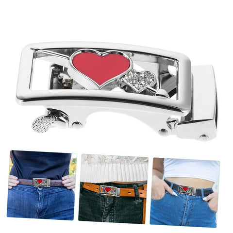 Quick Release Women Belt Buckle For Jeans Auto Buckle Waist Strap Fastener Versatile Fashion Accessory For Stylish Outfits