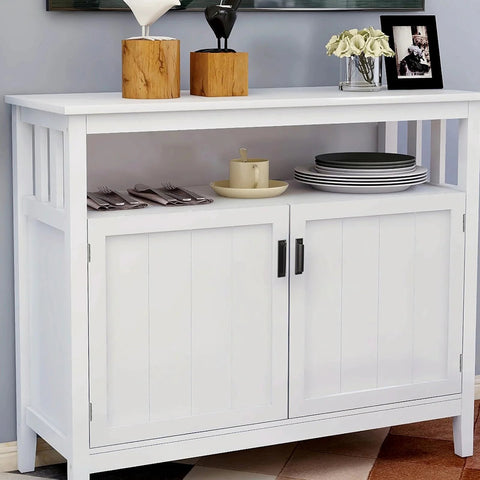 White cabinet with modern finger pulls, featuring decor items on top, showcasing 2 Pack Black Aluminum Alloy Modern Finger Pulls For Cabinets And Drawers 90mm (3.5 Inch) Overall Length With 76mm Center To Center Spacing Easy Installation For Wardrobes Closets And Dressers.