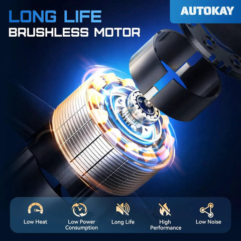 Top Tier Radiator Cooling Fan With Integrated Control Module For Mercedes Benz C300 C350 C63 Amg Cls400 B250e Engines 2008 To 2017 Dead Simple Swap That Stops Overheating Without Any Headaches showing brushless motor with blue lighting.
