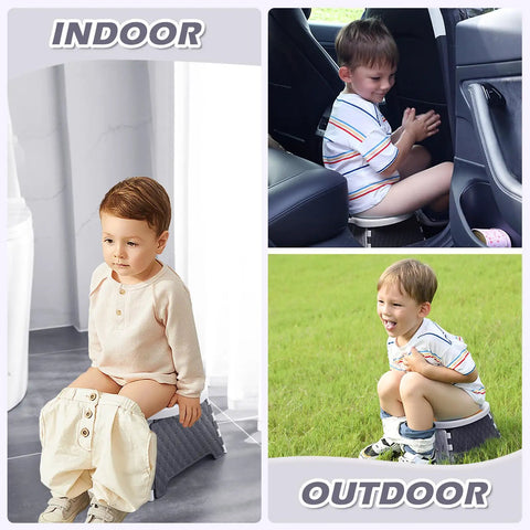 Lightweight Toddler Travel Potty Portable Foldable Toilet Training Seat For Kiddos On The Go Compact Collapsible Child Potty Chair With Carry Bag No Hassle Travel Essential For Family Road Trips