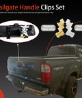 Toyota Tundra tailgate with compatible handle clips for 274Pcs Door Lock Rod Clips Kit With 22 Size Assortment for Hood Latch Locking Push Clips, OEM Numbers Included, DIY Ready Fit For GM Ford Chrysler Toyota Mazda Buick Chevy Cadillac Trucks and SUVs.