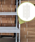 4 Pack Post Coupling Connectors For Muscle Rack Shelving System, Heavy Duty Steel Post Inserts for warehouse shelving