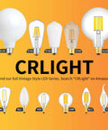 Dimmable 8W Edison LED Bulb 3000K Soft White With Classic Homey Glow 70W Equivalent 700 Lumens E26 Base Vintage ST64 display.