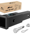7 Inch Trailer Hitch Extender For 2 Inch Receiver Adds Extra Clearance Behind Your Vehicle Matte Black 3,500 Lbs GTW