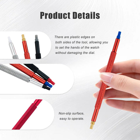 Pro Grade Watch Hands Repair Tool Kit With Pusher Puller And Hand Setting Levers for watch maintenance