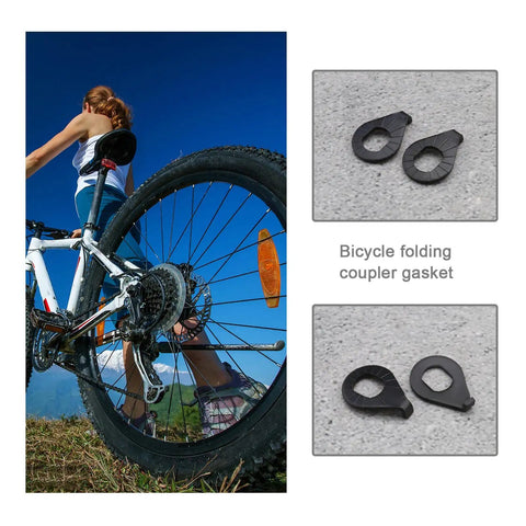 12 Pack M8 M10 Bike Wheel Hub Hook Washers Gasket Metal Retaining Clip Safety Washers For Front And Rear Wheels Durable Corrosion Resistant Bicycle Hub Hardware You Can Count On For Long Lasting Performance with bicycle in background