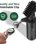 Must Have All In One Golf Club Brush Cleaner With Retainer Clip And Squeeze Water Bottle 7.5 Inch Reach Holds 4 Ounces