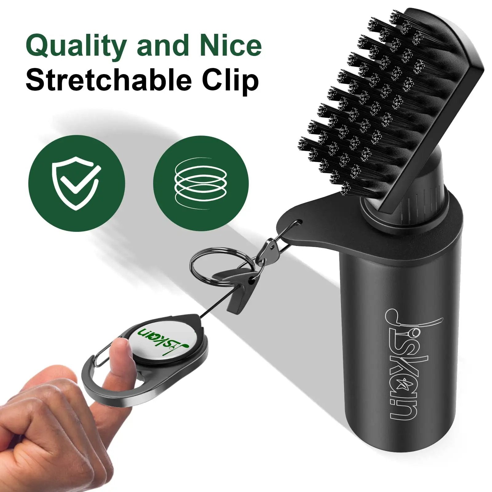 2 Pack Pro Golf Club Cleaner Brush Kit With Squeeze✓ 2 Pack Pro Golf Club Cleaner Brush Kit With Squeeze✓