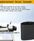 Drum Sander Belt 120 Grit Silicone Carbide Heavy Duty Replacement Fits Performax 16-32 Jet 16-32 Steel City SuperMax