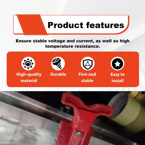 Heavy Duty Anderson Connectors 50A Red Quick Connect Kit features high-quality material and durability for stable power delivery.