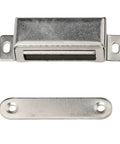 Heavy Duty Magnetic Door Catch 40kg Pull Stainless Steel Cabinet Latch For Kitchen Cupboard Garage RV Boat Silver 1 Pack