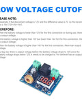 Straight Up Reliable Low Voltage Cutoff Relay Switch Automatic Battery Disconnect Protector Module For 12 To 36 Volt Lithium Lead Acid Solar Wind Kit Dual Pack with voltage display