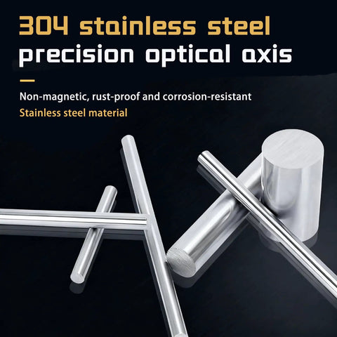 Tough As Nails 500mm 304 Stainless Steel Round Bar 18mm Diameter Solid Metal Rod For DIY Fabrication Industrial Machining And Hella Reliable Project Builds with precision optical axis.