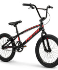 Side view of Axilus Kids BMX Bike For Intermediate Riders With 20 Inch Wheels, Sturdy Steel Frame, Single Speed Gearing, Tricks And Stunts Ready.