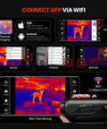 Thermal Imaging Monocular For Hunting Gear And Wildlife Observation 384x288 Sensor With 50 Hz Refresh Rate 25mm Lens Handheld
