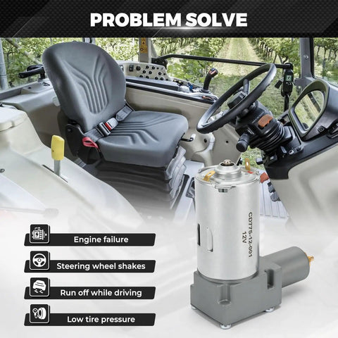 Heavy Duty 12V Air Ride Seat Compressor Fits Grammer Chicago Maximo Actimo MSG93 MSG95 MSG97 Primo Compacto GR1220254 in tractor seat.
